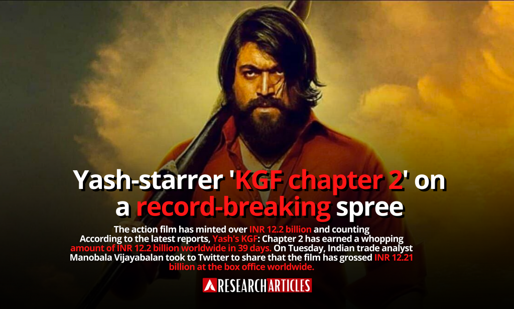Kgf Chapter 2 Beats Dangal At Bo All The Records Broken By The Yash Starrer